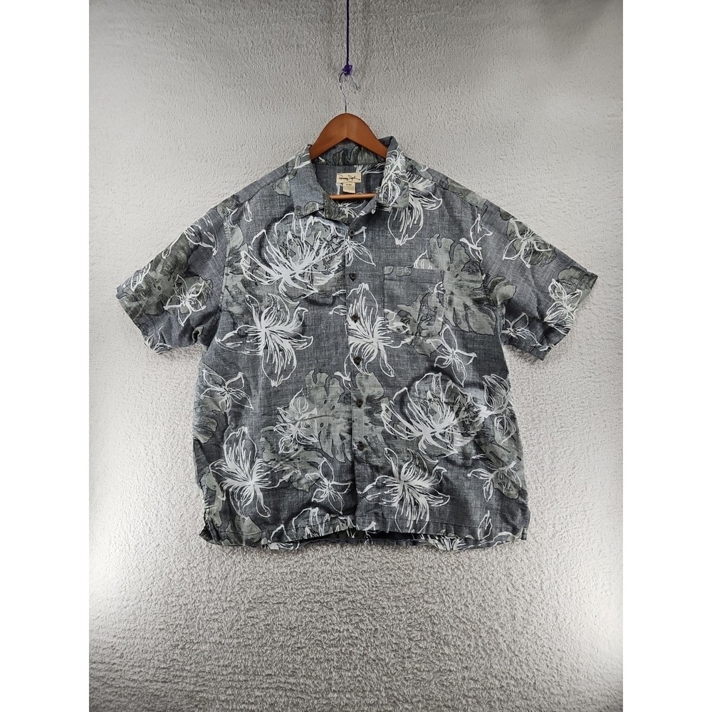 Panama Jack Mens Hawaiian Shirt XL  Beach Short Sleeve Luau Lightweight